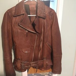 Women's Leather Jacket- fitted